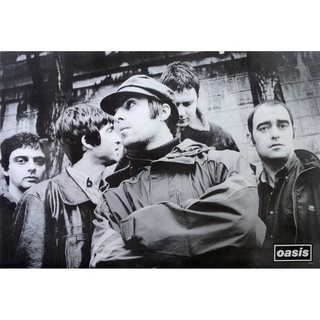 โปสเตอร์ รูปถ่าย วง ดนตรี ร็อก โอเอซิส OASIS (1991-2009) POSTER 24"x35" Inch English Rock Britpop V2