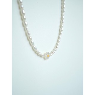 Daisy pearl necklaces สร้อยคอมุกดอกเดซี่