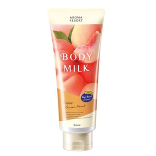 AROMA RESORT BODY MILK HAPPY SWEET PEACH 200 G โลชั่นบำรุงผิวกาย กลิ่นพีช