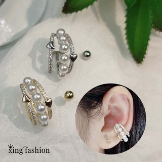 earcuff ต่างหูแบบเกาะ/หนีบ ต่างหูแฟชั่นสไตส์เกาหลี,ต่างหูมุก,XE00255