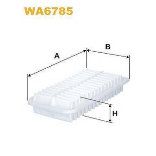 WIX Filters ไส้กรองอากาศสำหรับ Toyota Altis ปี 2001-2007 / WA6785 (17801-0D030)