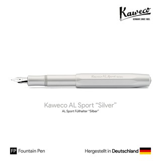 Kaweco AL Sport "Silver" Fountain Pen - ปากกาหมึกซึมคาเวโก้ เอแอลสปอร์ต สีเงิน