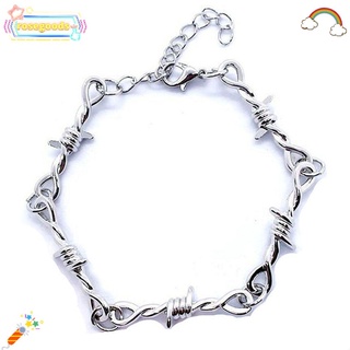 ROSE New  Choker Necklace Gothic Small Wire Iron Little Thorns Chain Choker Hip-hop Punk Style Gifts Alloy Barbed Wire Bracelet