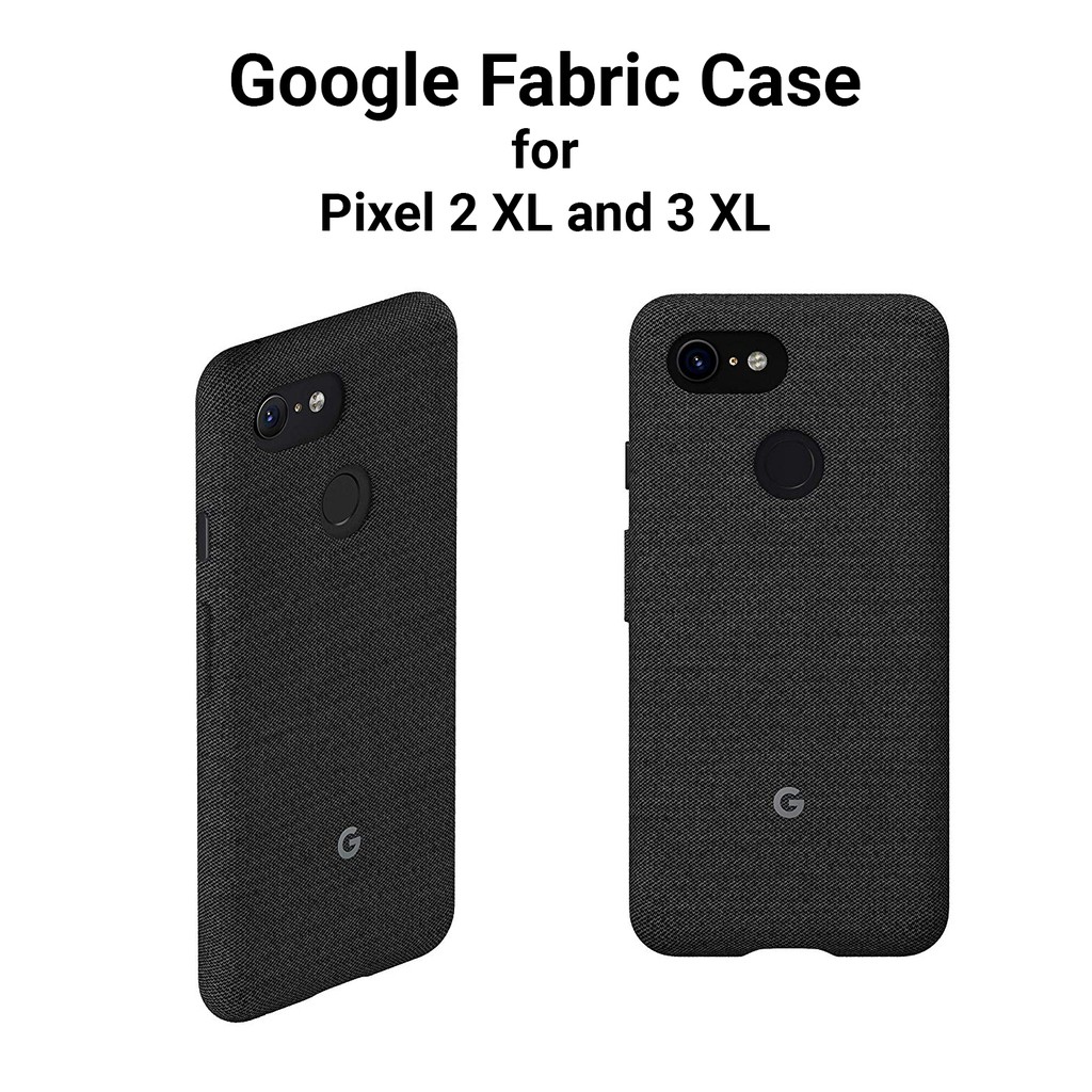 [มือสอง] Official Google Pixel 3 XL Fabric Case เคสผ้า ของแท้ สีดำ (Carbon Fabric)