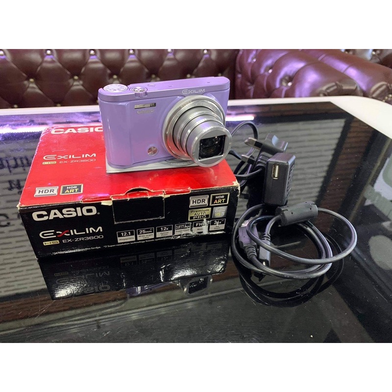 มือ✌🏻 กล้อง Casio Exilim ex-zr3600 สีม่วง พร้อมส่ง🇹🇭