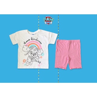 ✅ [18-24M] Paw Patrol Skye T-Shirt And Shorts Set ชุดเซ็ต พอล พาโทรล สกาย