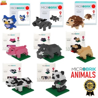 ตัวต่อ นาโนบล็อก รุ่น Animals ของแท้จาก MICROBRIK  ตัวต่อจิ๋ว พร้อมวิธีประกอบอย่างละเอียด ลิขสิทธิ์แท้