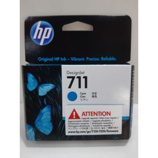 หมึก HP 711 สีฟ้า CZ130A  29ML. ใช้กับ DESINGJET T120 T520