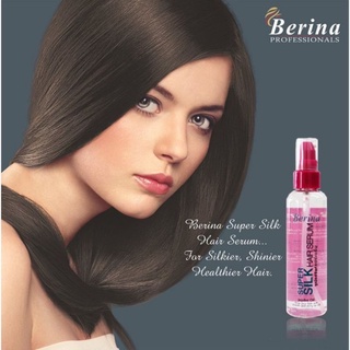 Berina เบอริน่า ซุปเปอร์ซิลค์แฮร์เซรั่ม 100ml.เซรั่มเคลือบเงาเส้นผม