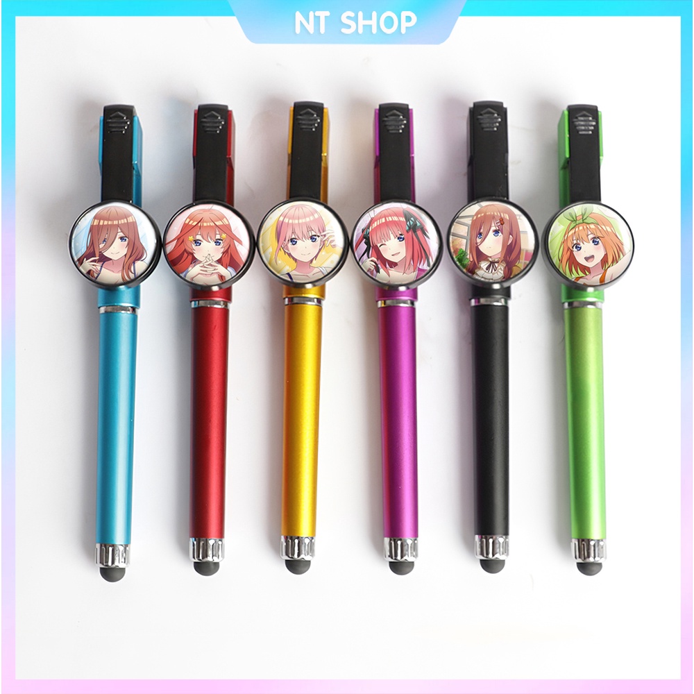 The House of Five Brides Pen - Gotoubun no Hanayome 3 in 1 (ปากกา+ปากกาสัมผัส+ที่วางโทรศัพท์)