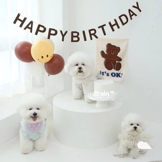 [พร้อมส่ง] ป้ายแขวนHBD ป้ายวันเกิด ป้ายHappy Birthday สไตล์มินิมอล ธงวันเกิด ตกแต่งปาร์ตี้วันเกิด ฉลองวันเกิด