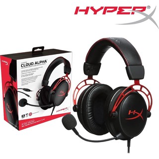 HyperX Cloud Alpha หูฟังคุณภาพเยี่ยมเหมาะกับเล่นเกมส์ pub g ใช้ได้ทั้งคอมพิวเตอร์และมือถือ สวมใส่สบาย ประกันศูนย์ 2 ปี