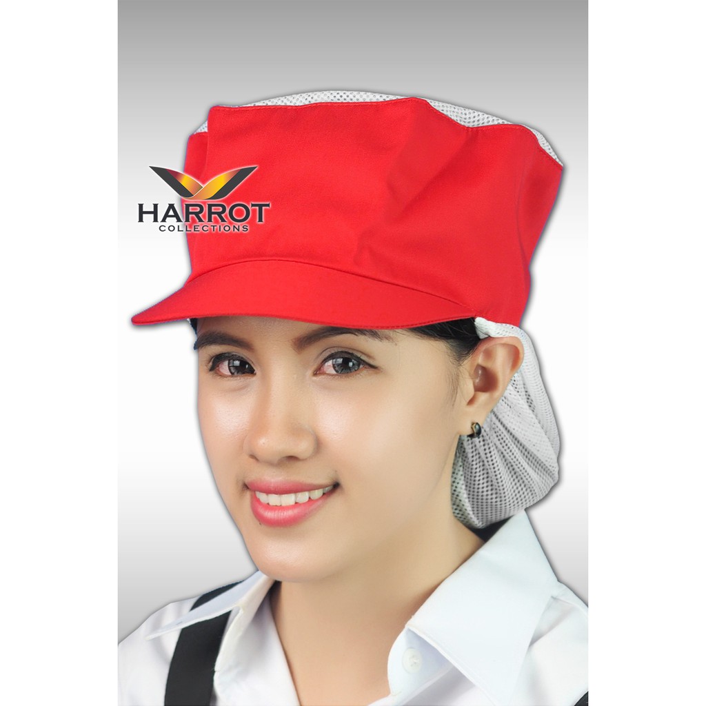 หมวกแก๊ป มีตาข่ายเก็บผม สีพื้น - รูปที่ 3