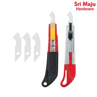 Maju P-11 ใบมีดคัตเตอร์ตะขอ พลาสติกอะคริลิค ABS 40 Mata Potong Akrilik PVC