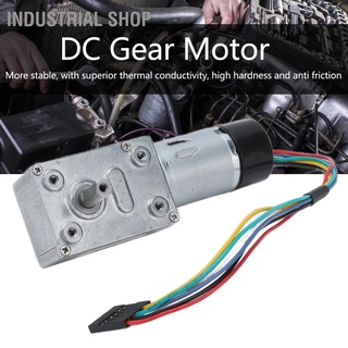 Industrial Shop Jgy‐370 มอเตอร์เกียร์ตัวหนอน Dc พร้อมเพลาเอาท์พุต 14 มม. 24V