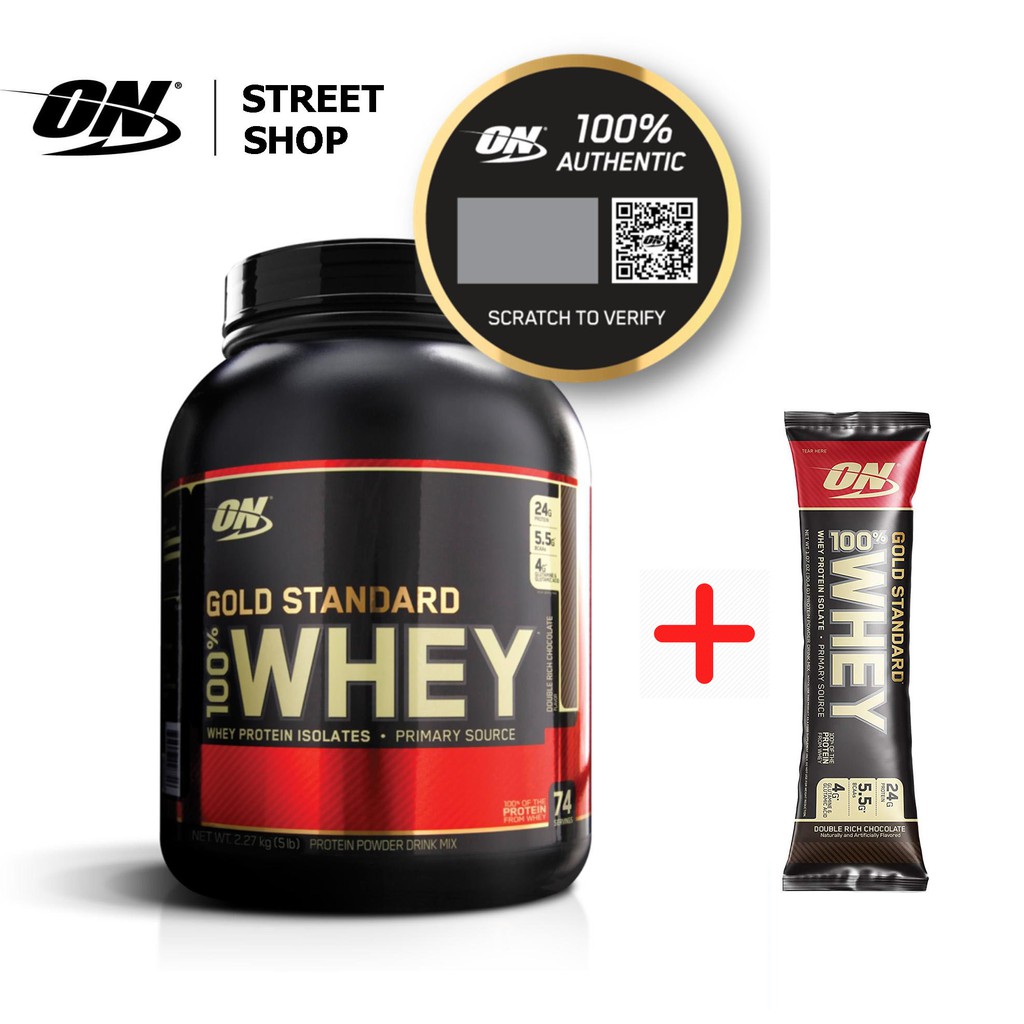 Optimum Nutrition - Gold Standard 100% Whey Protein 5Lbs, 2.27kg