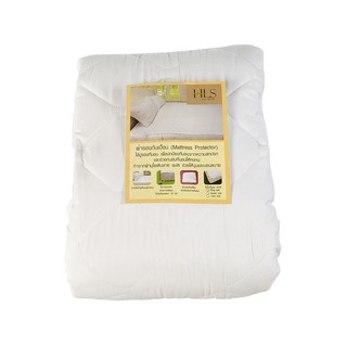 Apron HOME LIVING STYLE MATTRESS PAD KING SIZE WHITE Bedding Bedroom bedding ผ้ารองกันเปื้อน ผ้ารองกันเปื้อน KING SIZE H