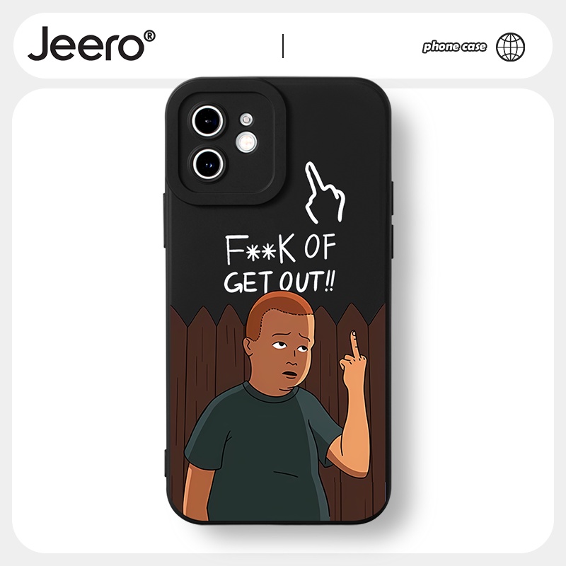 Jeero เคสไอโฟน เคสซิลิโคนนุ่มกันกระแทกน่ารักตลก เคสโทรศัพท์ Compatible for iPhone 16 15 14 13 12 11 Pro Max SE 2020 X XR XS 8 7 ip Plus HFF1205