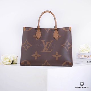 LOUIS VUITTON ON THE GO MM REVERSE MONOGRAM MICRO