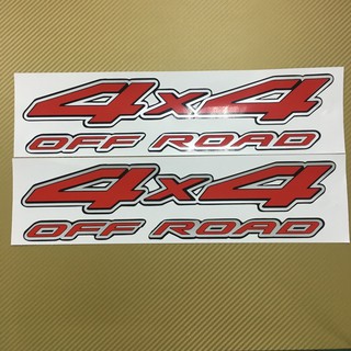 สติกเกอร์ 4x4 OFF ROAD ติดข้างท้ายกระบะ NISSAN ราคาต่อคู่
