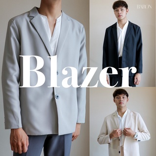 BARON Blazer เสื้อเบลเซอร์ เสื้อสูทผู้ชาย เกรดพรีเมี่ยม ชุดไปงานแต่ง [ใส่โค้ด BAR65APR ลดเพิ่ม 65.-]