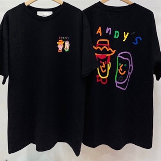 toy story ‍ woody &amp; buzz lightyear | สกรีนหน้า/หลัง เสื้อยืดสกรีนลายทรงOversizeสไตล์เกาหลี by TOWEARSTORE Oversize