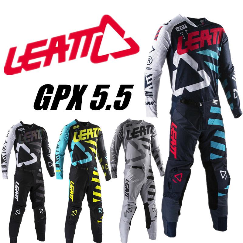 LEATT 2020 GPX 5.5 ULTRAWELD ชุดเกียร์วิบาก 4 สี MX รถ ATV รถจักรยานยนต์จักรยานสกปรกย์และกางเกง