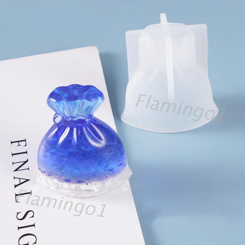 Crystal Epoxy Resin Mold Purse Lucky Bag Epoxy Mold Table Home Decoration Mold
