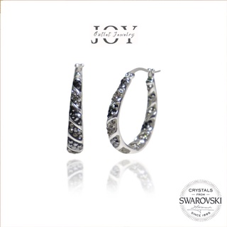 [Joy outlet] TONIGHT EARRINGS ต่างหูดีไซน์เริ่ด ฝังคริสตัลแท้จาก Swarovski แตกต่างด้วยดีเทลเล่นสี สวยไม่ซ้ำใคร