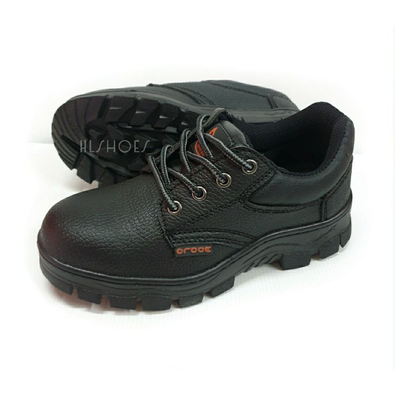 รองเท้าเซฟตี้ หัวเหล็กSafety Shoes สีดำ/ตาล ไซส์35-48