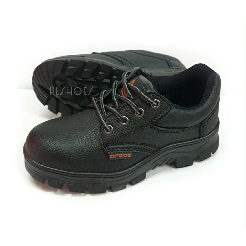 💥ส่งฟรี💥รองเท้าเซฟตี้ หัวเหล็กSafety Shoes สีดำ/ตาล ไซส์35-48