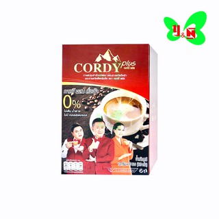 กาแฟ Cordy Plus Coffee _”กาแฟ อ.วิโรจน์”_ กาแฟ ผสมถั่งเช่า (1 กล่อง 10 ซอง)