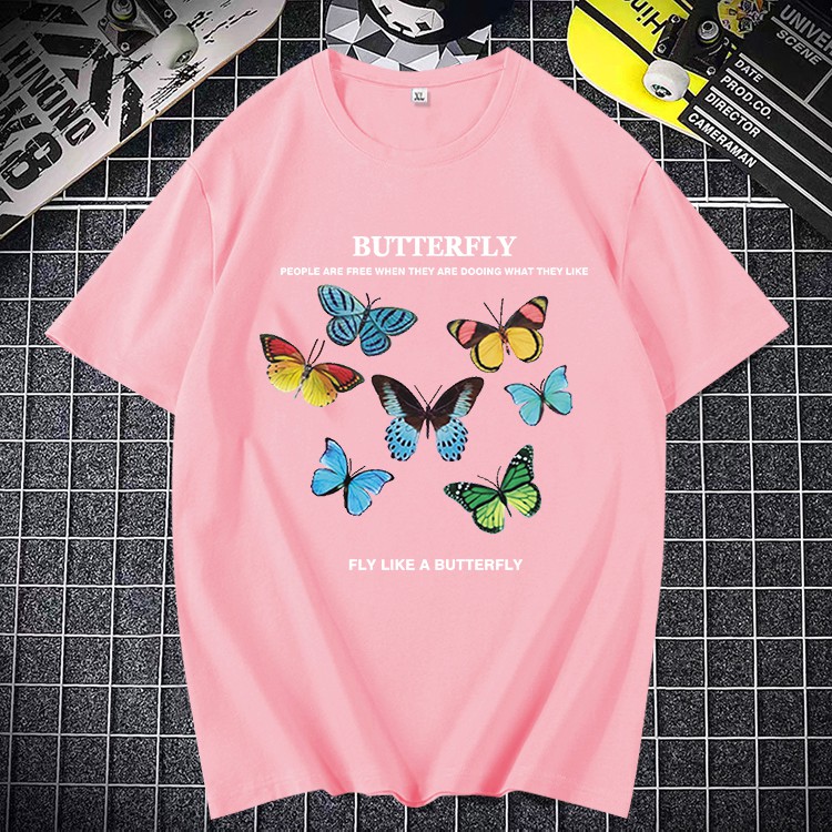 D01เสื้อยืดแขนสั้ง สำหรับชายและหญิง ลายสวยแฟชั่งนานาชาติร์**ปลีก-ส่ง