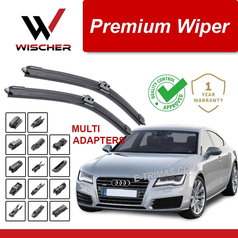 ใบปัดน้ําฝน Audi A7 S7 RS7 Sportback 2010 Wischer Nano-BOND (1SET)