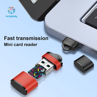 Ly เครื่องอ่านการ์ดหน่วยความจําขนาดเล็กน้ําหนักเบา Usb Tf Card Reader