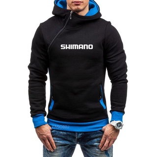 ใหม่ Shimano เสื้อแจ็กเก็ต มีฮู้ด แบบหนา แต่งซิป กันลม ให้ความอบอุ่น เหมาะกับใส่ตกปลา เล่นกีฬากลางแจ้ง สําหรับผู้ชาย