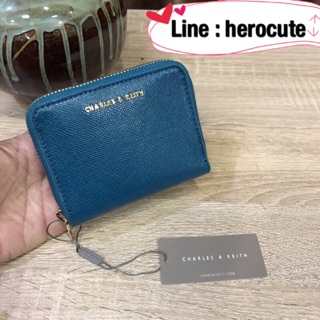 charles &amp; kieth basic square wallet 2018 ของแท้ ราคาถูก