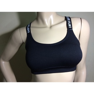 Peace Love Flirt Sports Bra สปอร์ตบรา