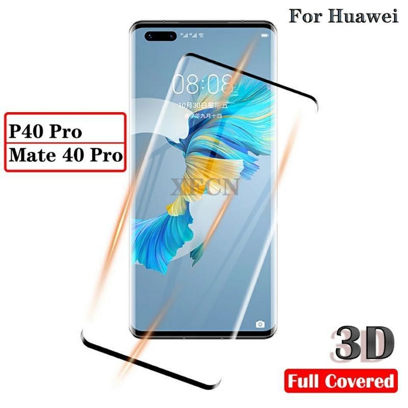 กระจกนิรภัย 5D Huawei P40 / P40 Pro / P40 Pro+ / Mate 40 Pro / Mate 50 Pro 3D Curved Full Cover Scre