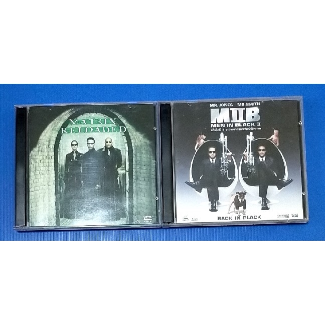 VCD ACTION SCI-FI MOVIES / MATRIX RELOADED / MEN IN BLACK II