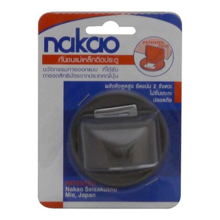 กันชนแม่เหล็กโดม NAKAO O 12 BW NAKAO 12 DOME MAGNET DOOR STOPPER