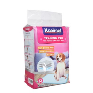 Kanimal Training Pad size M (45x60cm)50ชิ้น แผ่นรองซับ