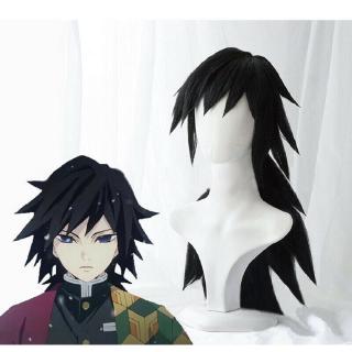 Demon Slayer: Kimetsu No Yaiba Tomioka Giyuu Cosplay Wig