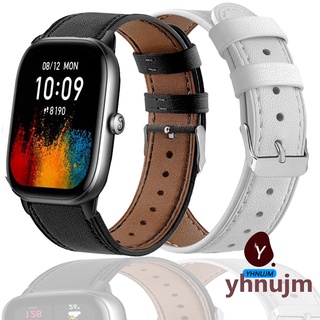 สายนาฬิกาข้อมือสมาร์ทวอทช์ สายหนัง สําหรับ Amazfit Gts 2 Mini Gts 2 Gts 3 Gts 2E Huami Amazfit Gts 4 Mini