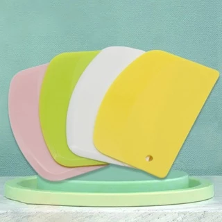 Yu Dough Scraper Bowl Scraper ที่ขูดอเนกประสงค์สําหรับเค้กขนมปัง F Ondant ไอซิ่งทําอาหารทนทาน