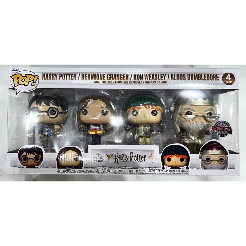 POP! Funko 4-pack 4pack 5-pack 5pack แพคสี่ harry potter nightmare DC joker batman ของแท้ 100% มือหน