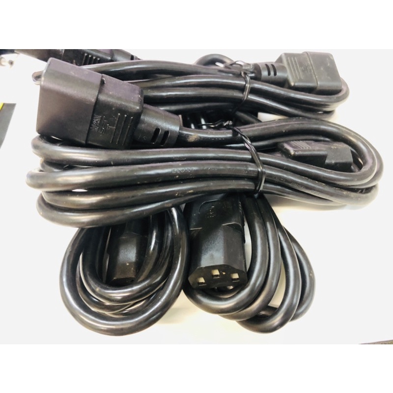 สายไฟจอคอม สายไฟยูพีเอส  ups power cable สายไฟแบบหัวครอบ ยาว 2 เมตร