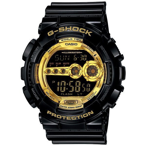 Casio G-shock นาฬิกาข้อมือ รุ่น GD-100GB-1A ( Black-Gold )