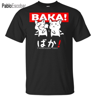 เสื้อยืด ผ้าฝ้าย พิมพ์ลายอนิเมะ Baka Rabbit Slap หลากสี แฟชั่นฤดูร้อน สไตล์ญี่ปุ่น สําหรับผู้ชาย