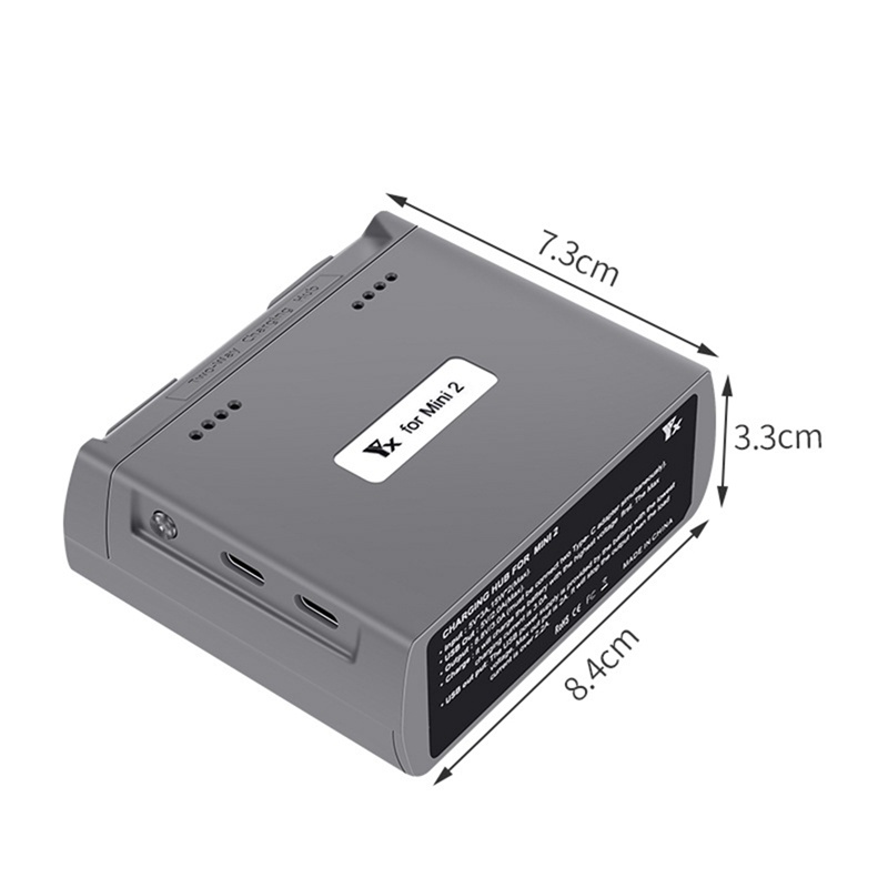 ฮับที่ชาร์จแบตเตอรี่ USB สองทาง สําหรับโดรน DJI Mini 2 Mini SE